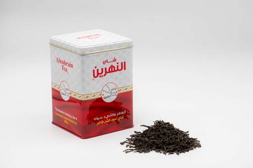  شاي النهرين اسود علبة معدنية - خشن 300 جرام