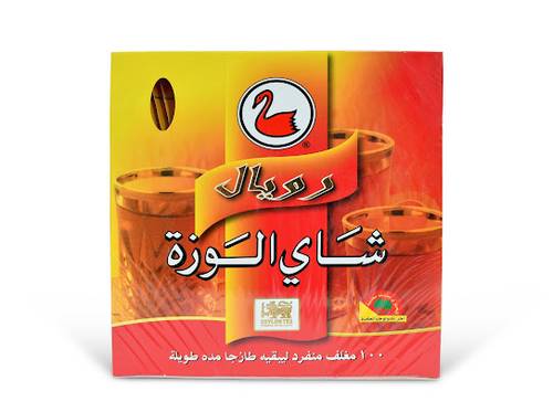 شاي الوزة اسود رويال ظروف مغلفة 100 كيس
