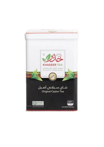شاي خدير اسود علبة معدنية - ورقة كبيرة 200 جرام