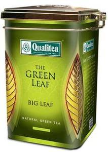 شاي كوالتي اخضر علبة معدنية - ورقة كبيرة 100 جرام