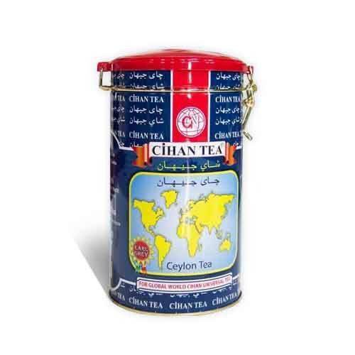 شاي جيهان اسود معطر علبة معدنية - خشن 500 جرام