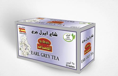 شاي الضيافة اسود ايرل جري ظروف مغلفة 25 كيس