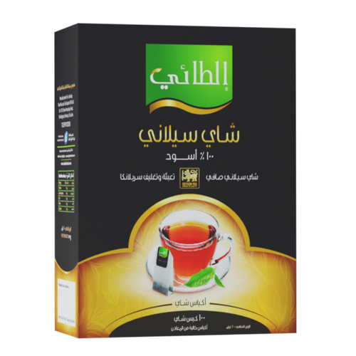 شاي الطائي اسود ظروف 100 كيس