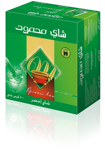 شاي محمود اخضر ظروف 100 كيس