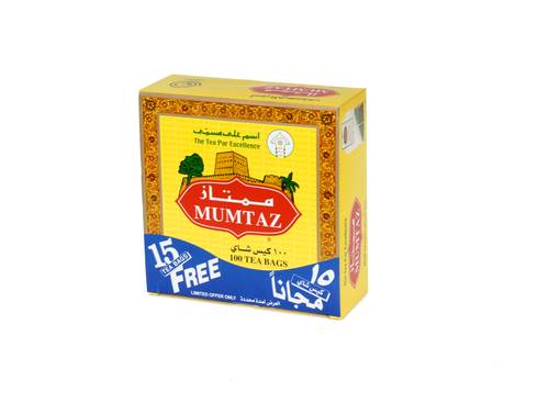 شاي ممتاز اسود ظروف 115 كيس