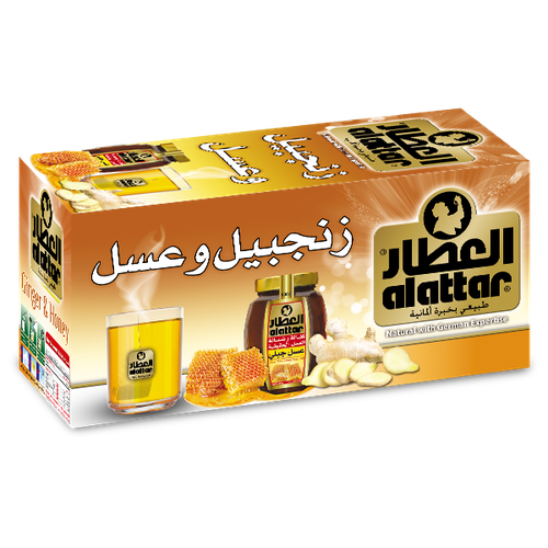 اعشاب العطار زنجبيل وعسل ظروف مغلفة 20 كيس