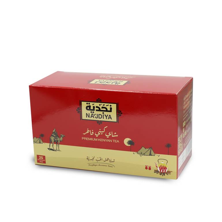 شاي نجدية اسود ظروف مغلفة 25 كيس