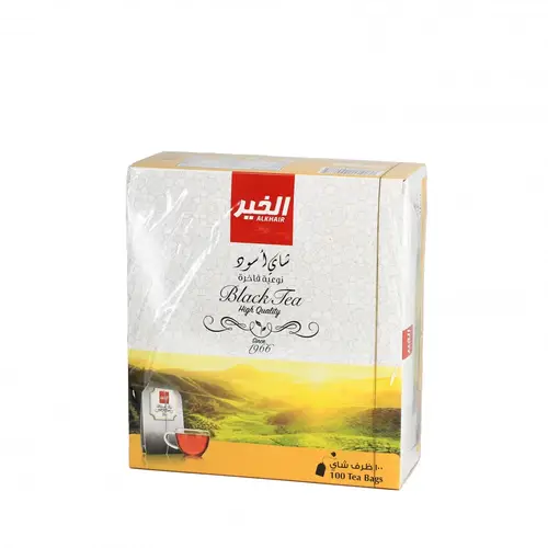 شاي الخير اسود ظروف 100 كيس