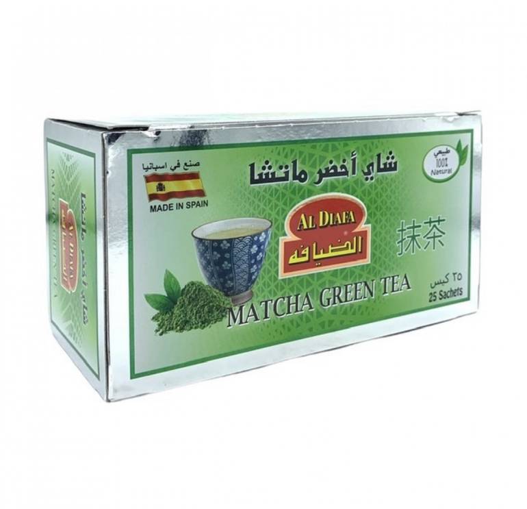 شاي الضيافة اخضر ماتشا ظروف مغلفة 25 كيس