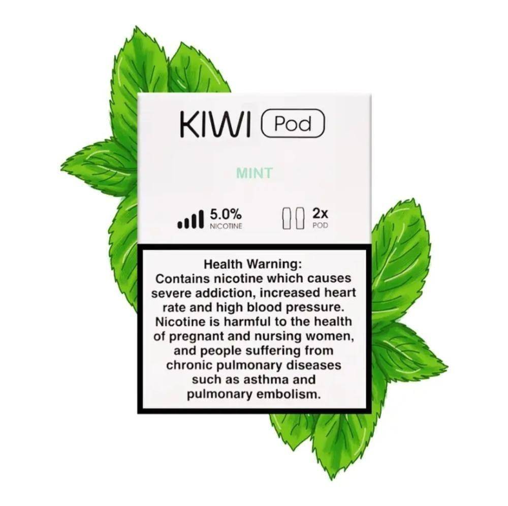 بود كيوي نكهة نعناع 50MG KIWI Prefilled Pod – MINT 50MG