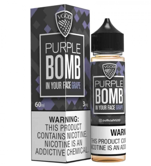 نكهة فيب قنبلة العنب VGOD Purple Bomb Grape Vape