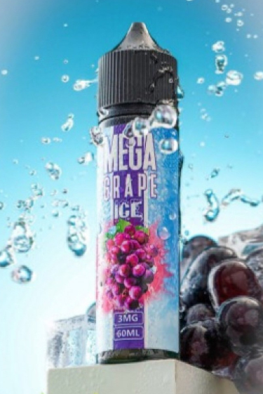 نكهة فيب ميجا عنب ايس بارد- - Mega Grape Ice
