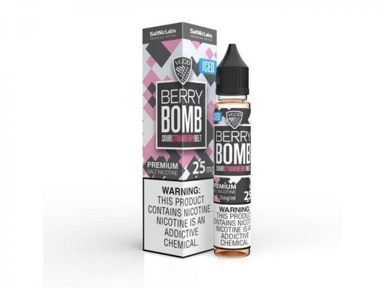 نكهة سولت فيقود قنبلة الفراولة بارد Bomb Berry Strawberry ICE VGOD