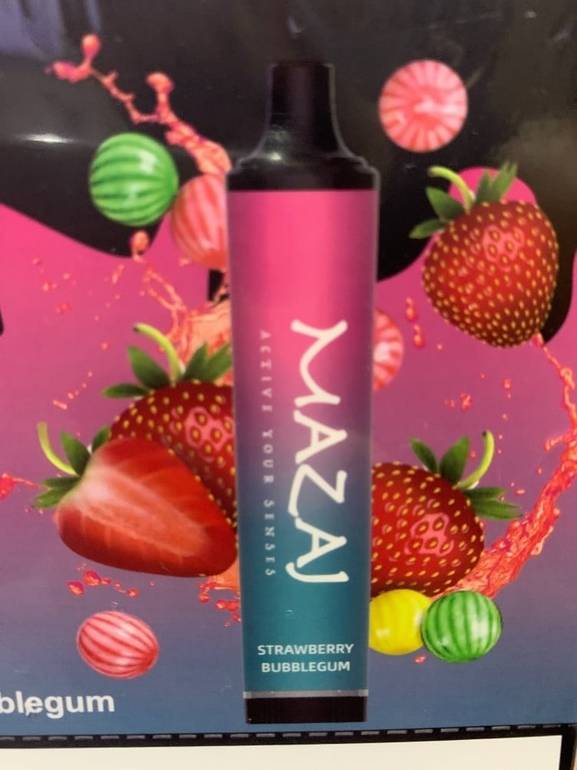 سحبة مزاج ديمون 4000 سحبه فراولة علكة Demon mazaj 4000 strawberry bubblegum