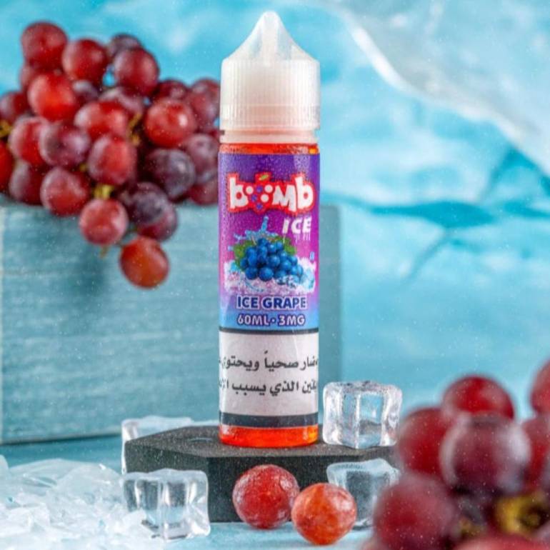 نكهة فيب بومب عنب ايس BOMB Grape Ice Vape