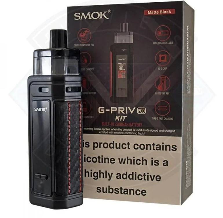 شيشة سموك جي برايف 80 واط بود كت Smok G-Priv 80W Pod Kit