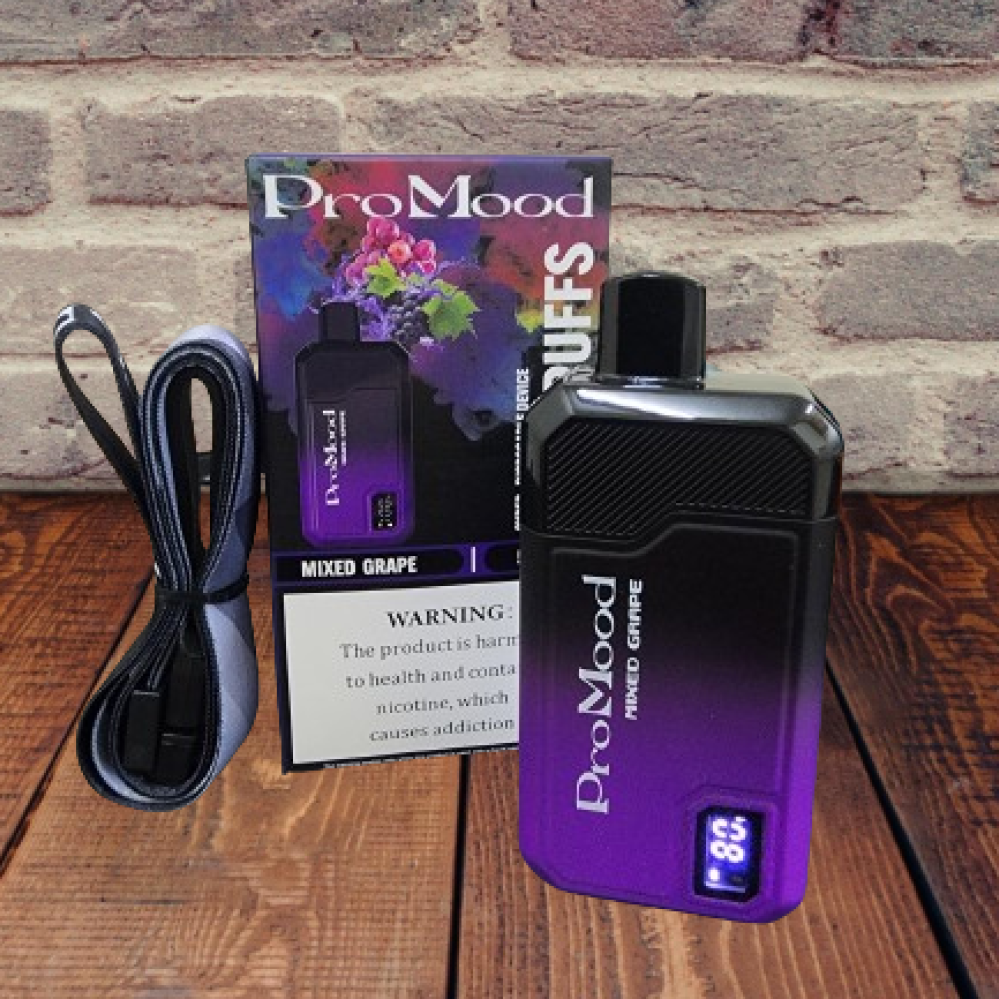 مزاج برو مود 8000 سحبه Mazaj Pro Mood Cyber Disposable Vape