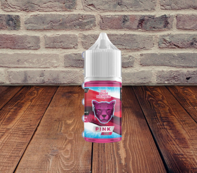 نكهة سولت كشمش اسود بارد بينك بانثر النمر الوردي Pink Panther SaltNic Blackcurrant Mint