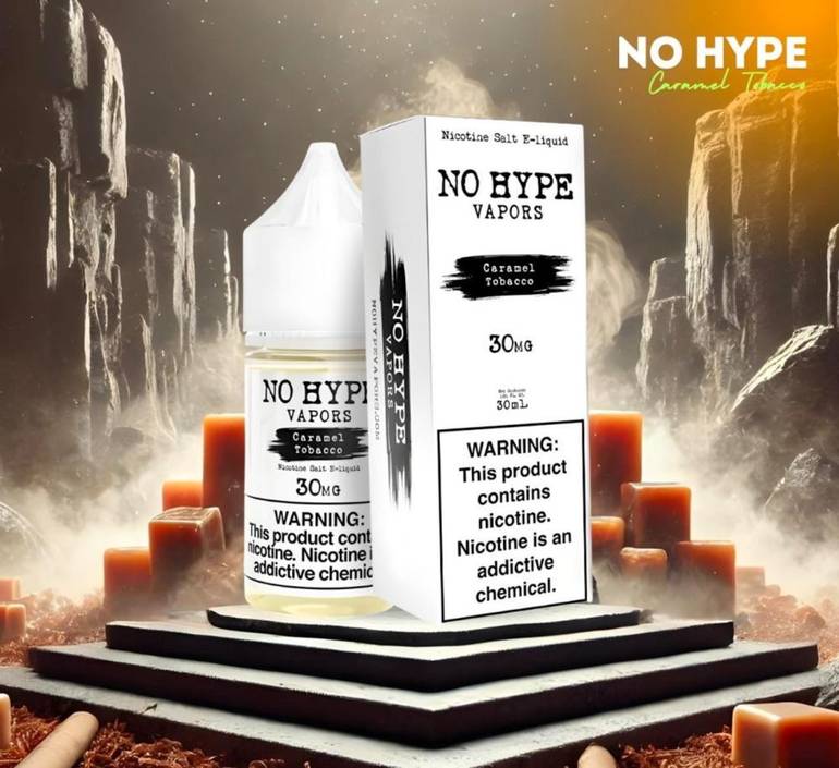 نكهة نوهايب كراميل توباكو سولت NO HYPE CARAMEL TOBACCO Salt 30ML