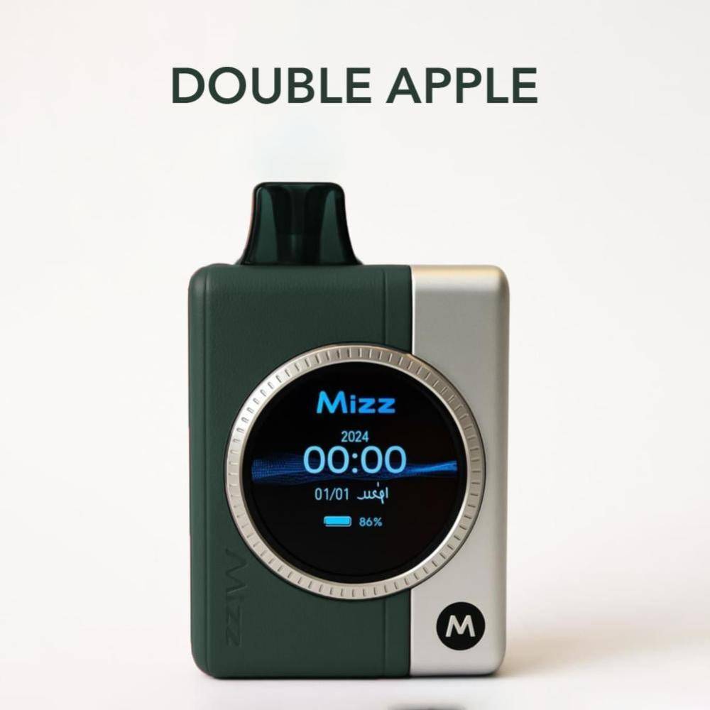 بودات مز ام ون 18000 موشة تفاحتين MIZZ M1 POD 18000 PUFFS DOUBLE APPLE