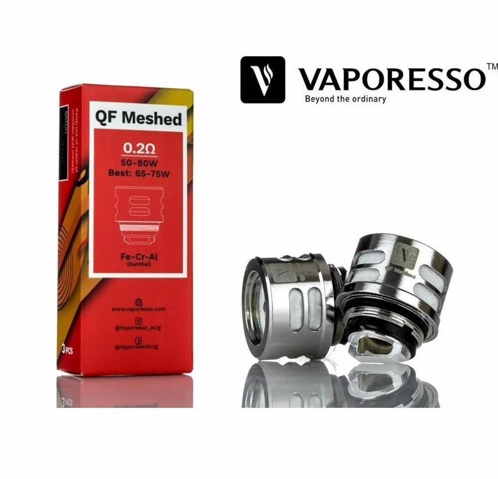 كويلات فايبرسو لشيشة لوكس ميش 3 حبات 0.2 Vaporesso QF Meshed