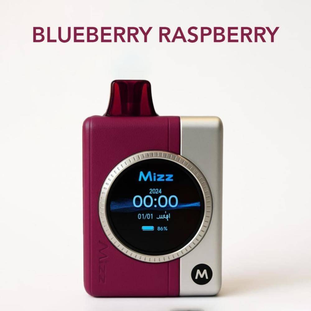بودات مز ام ون 18000 موشة توت ازرق توت احمر MIZZ M1 POD 18000 PUFFS BLUEBERRY RASPBERRY