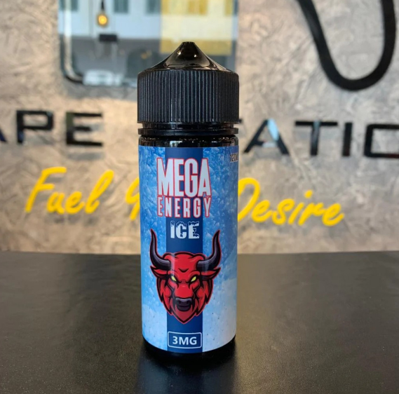 نكهة فيب ميجا مشروب طاقة ايس - 120 مل - MEGA Energy ICE
