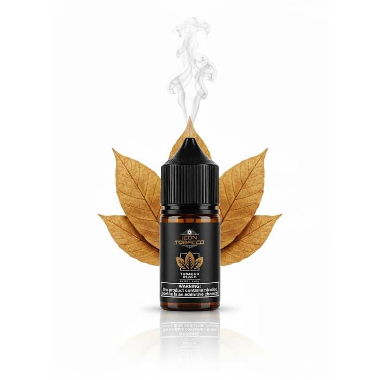 نكهة توباكو اسود من ايكون فيبر سولت نيكوتين ICON VAPER