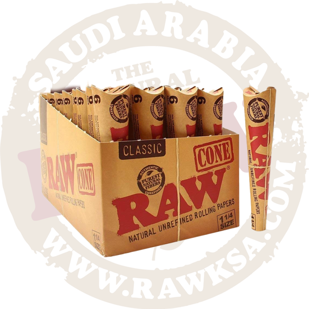 راو كلاسك جاهز حجم 1 1/4 RAW Cone Classic 1/4