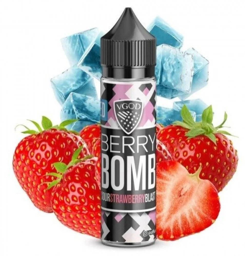 نكهة فيب قنبلة الفراولة بارد Bomb STRAWBERRY VGOD ICED