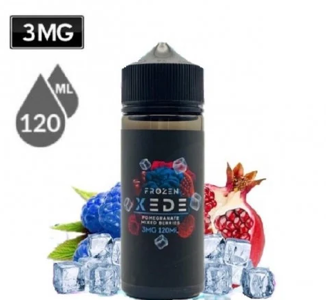 نكهة اكسيد مكس توت رمان بارد من سام فيب - XEDE Pomegranate Mixed Berries Frozen - Sams Vape - 120ML