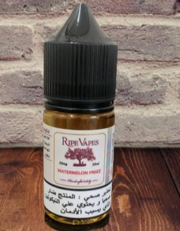 نكهة وترميلون فريز من ريب فيب Watermelon Freez Salt By Ripe vapes