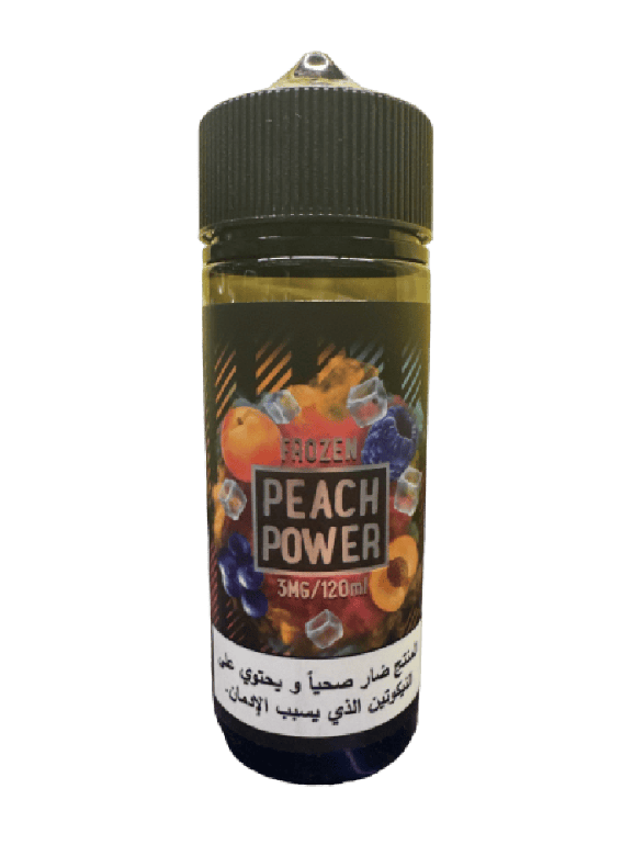 نكهة خوخ باور ايس سام فيب 120 مل - Peach Power Frozen Sam Vape