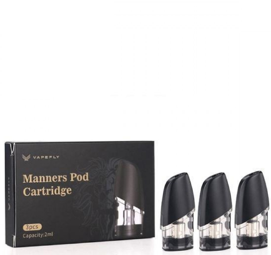بودات جهاز منرز بود سستتم من شركة فيب فلاي Vapefly Manners replacement pod