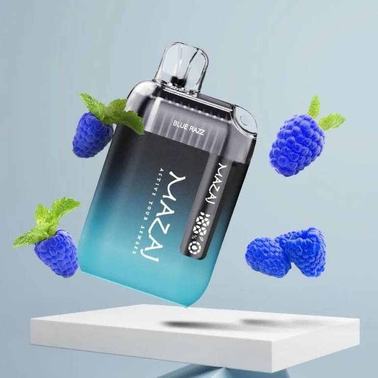 مزاج 9000 سحبة بلو راز MAZAJ 9000 PUFFS BLUE RAZZ