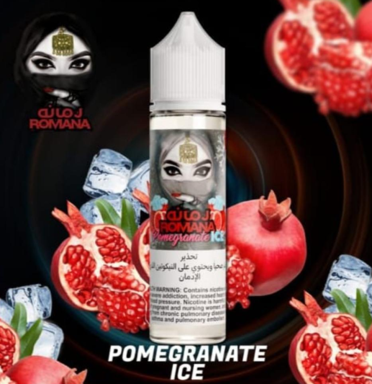 نكهة فيب رمانة رمان ايس Romana Pomegranate ICE