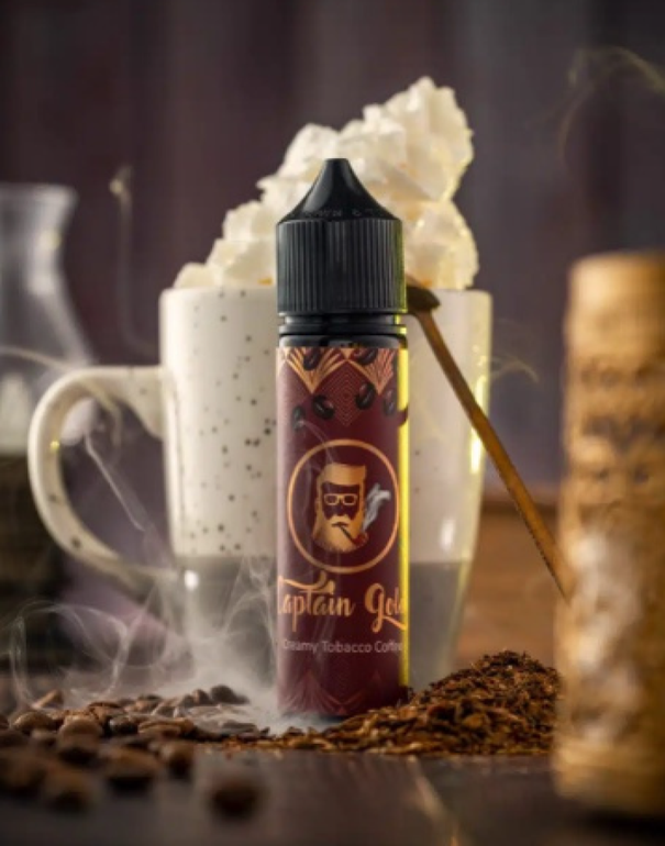 نكهة كابتن جولد كريمة توباكو قهوة Captain gold Creamy Tobacco Coffee