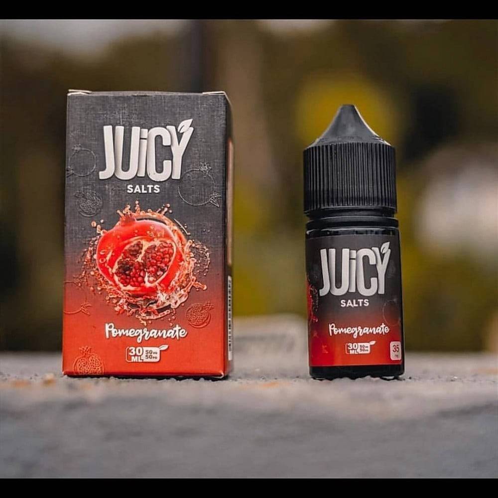 نكهة سولت جوسي رمان الشهيرة juicy salts pomegranate