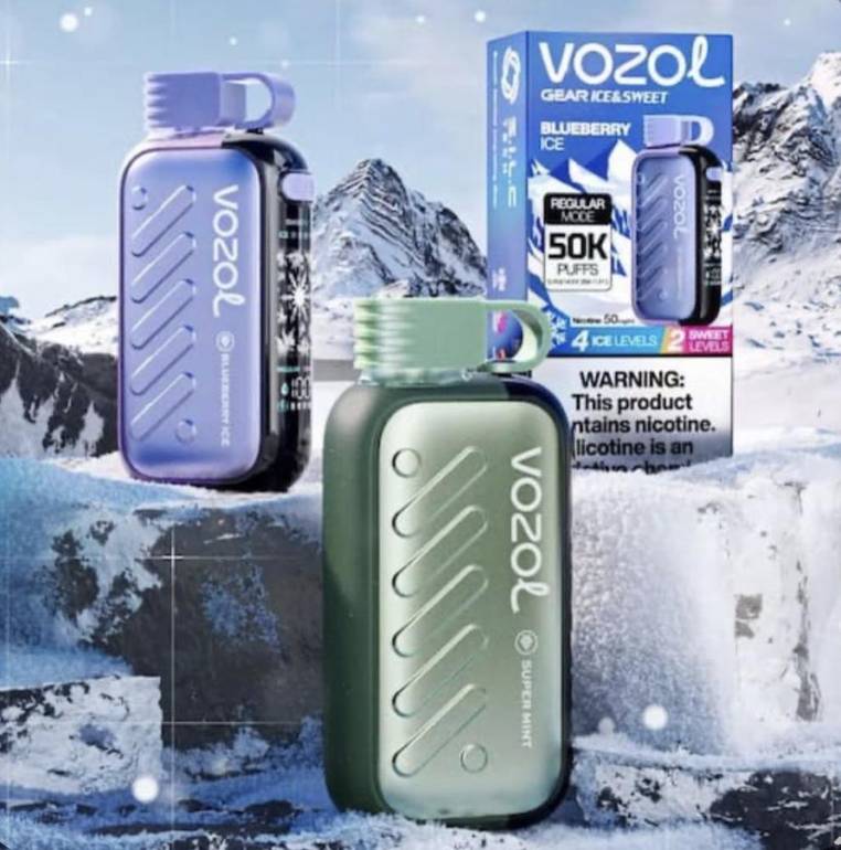 VOZOL GEAR ICE&SWEET سحبة سيجارة فوزول قير 50000 شفطة عدة نكهات