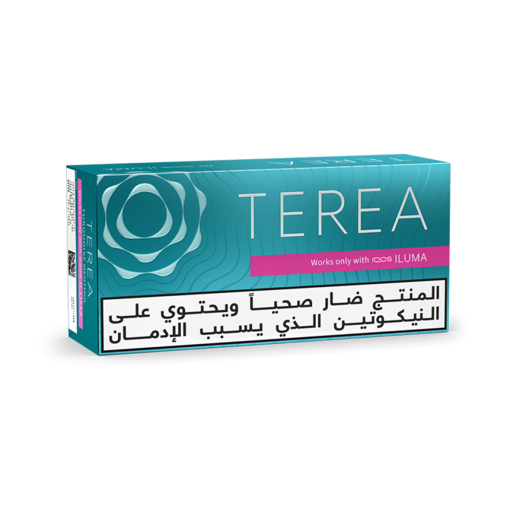 TEREA تركواز منثول (١٠ عبوات) خلطة تبغ بالمنثول المنعش مع تبغ قليل التّحميص معزّز بلمسة عطرية لاذعة
