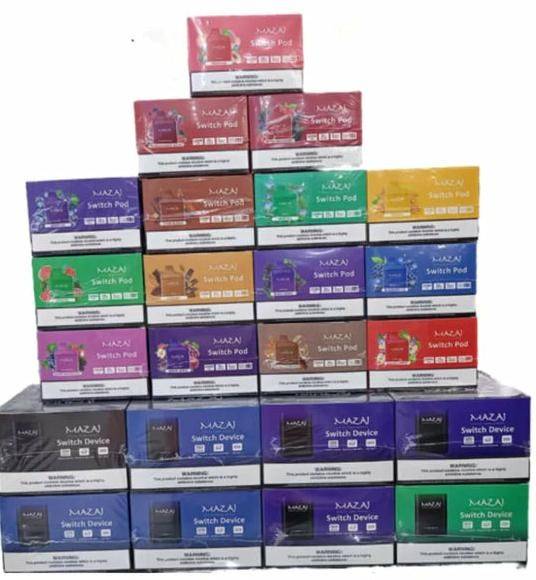 جهاز  سحبة سيجارة مزاج سويتش مع بودات  12000 شفطة MAZAJ switch