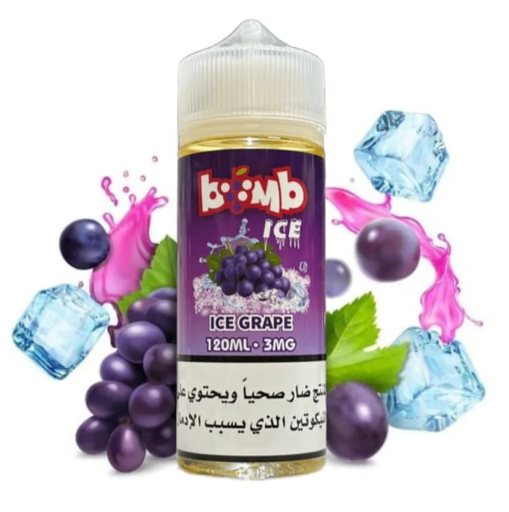 نكهة فيب بومب عنب ايس - Grape Ice Bomb Vape - 120ML