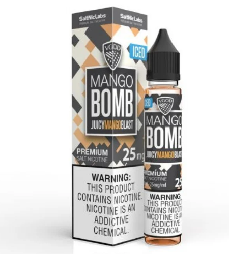 نكهة سولت قنبلة المانجو البارد Bomb Mango VGOD ICED