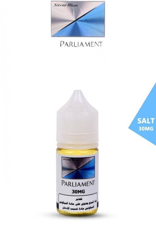 نكهة سولت دخان بارلمنت رصاصي ازرق - PARLIAMENT SILVIR BLUE