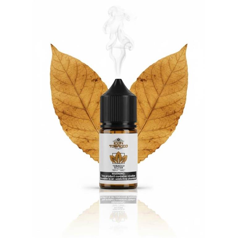 نكهة توباكو سلفر من ايكون فيبر سولت نيكوتين ICON VAPER