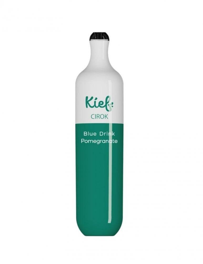 سحبة جاهزة كيف بنكهة مشروب طاقة رمان 3000 موشة KIEF Cirok BLUE DRINK POMEGRANATE Disposable 3000 Puff