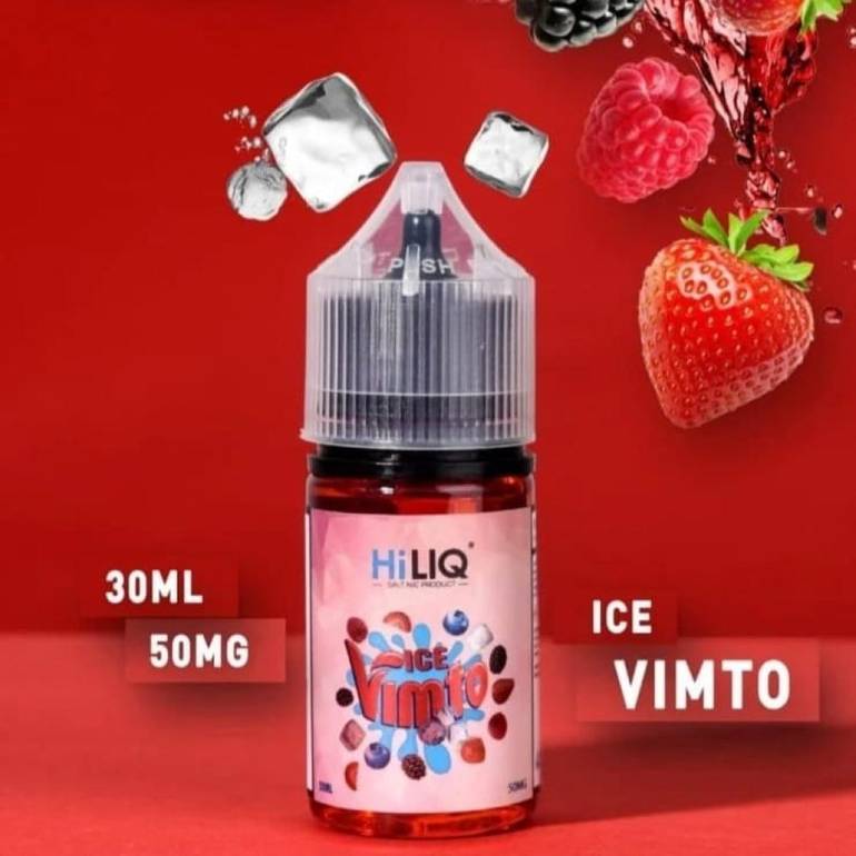 نكهة سحبة هاي لك فيمتو سولت نيكوتين 30 مل- HILIQ VIMTO Salt 30ML