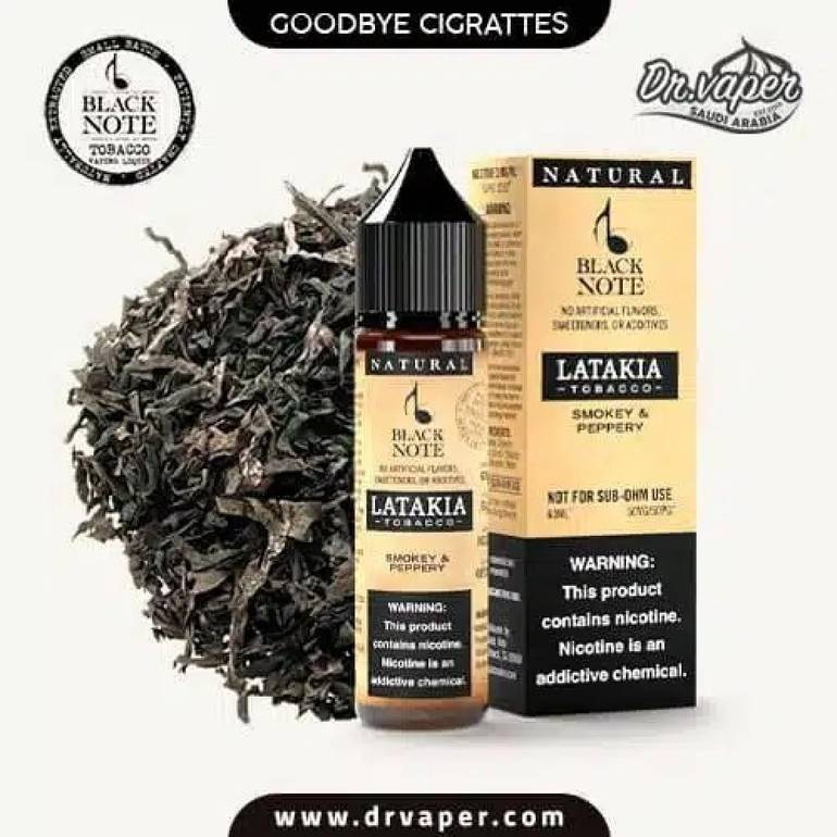 بلاك نوت تبغ اللاذقيه 60 مل