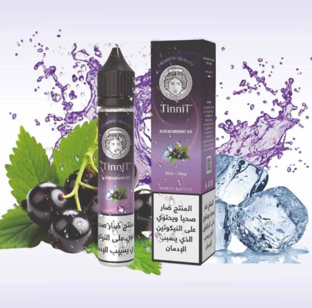 تينيت بلاك كارنت سولت - Tinnit Blackcurrant Ice Salt