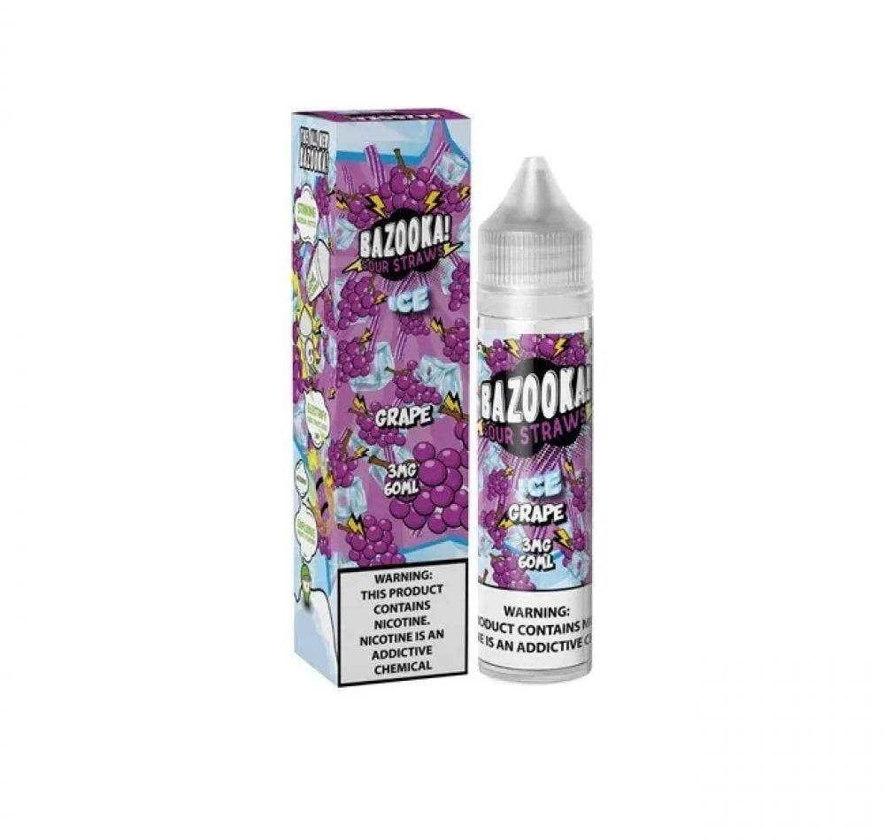 نكهة فيب بازوكا عنب بارد Bazooka Grape Ice Sour Straws